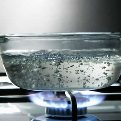 boiling water
