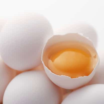 egg yolk and white