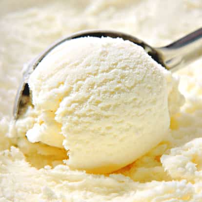 vanilla ice cream