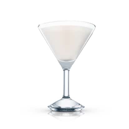 Absolut Delight in a martini glass on white background