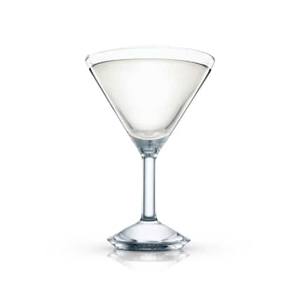 Absolut Ginger Martini in a stemmed martini glass on white background