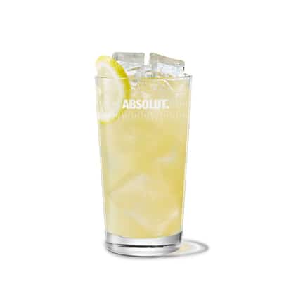 absolut vanilia with cloudy apple juice