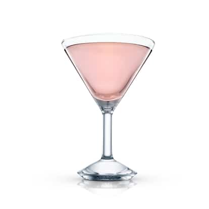 Antonio in a martini glass on white background