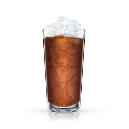 Batanga served in a highball glass topped with crushed ice