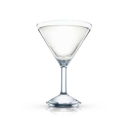 Blue Bell served in a martini glass on white background