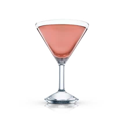 Capitol served in a stemmed martini glass on white background.