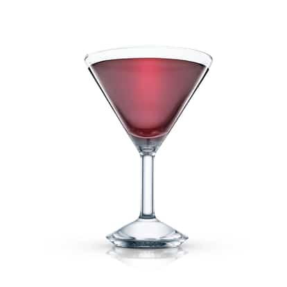 Caprilia in a martini glass on white background
