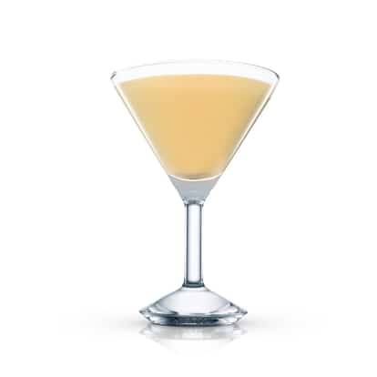 Chill-out Martini in an Absolut martini glass on white background