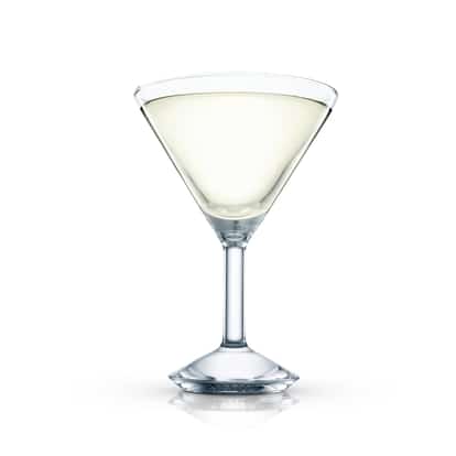 Cocuba served in a martini glass on white background