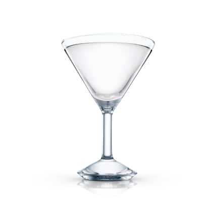 Deep Sea in a martini glass on white background