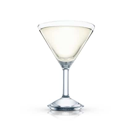 Dodge Special in a martini glass on white background