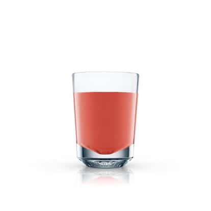 Donkey’s Kick in a rocks glass on white background
