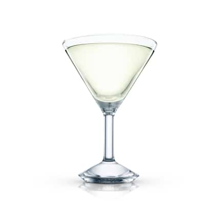 El Jardinero served in a martini glass on white background