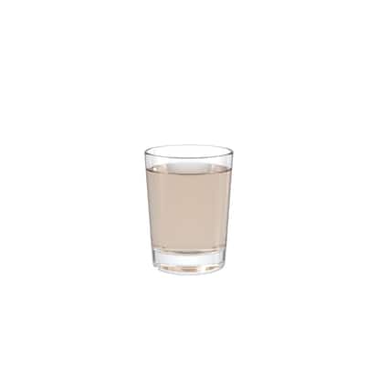 Flaming Star served in a rocks glass on white background