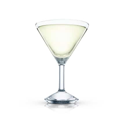 Fu Manchu Daiquiri served in a martini glass on white background