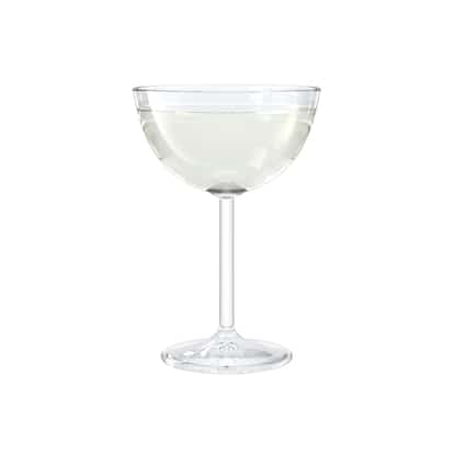 Full House served in a coupe glass on white background