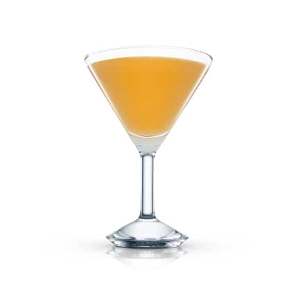 la Douce in a martini glass on white background