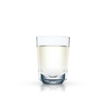 Lafitte in a short glass on white background
