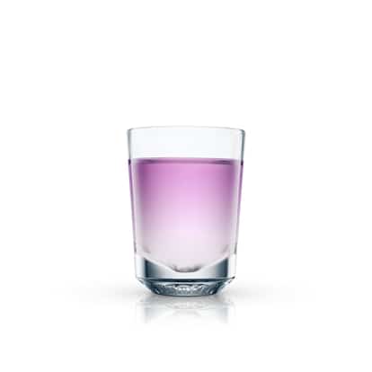 Lillian Waldorf served in a short glass on white background