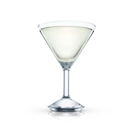Lord Suffolk in a martini glass on white background