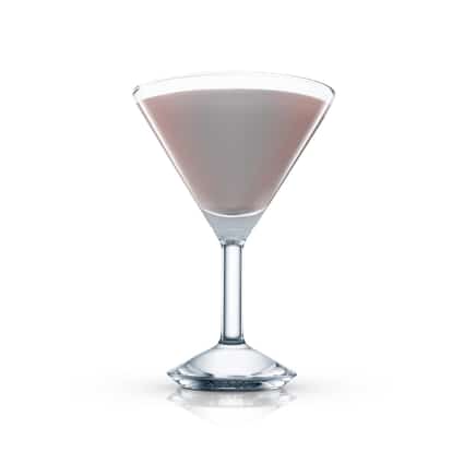 Princess Mary in a martini glass on white background