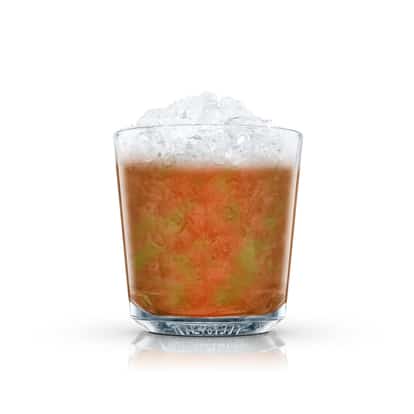 Rumh Chocolate Julep in an Absolut rocks glass with crushed ice