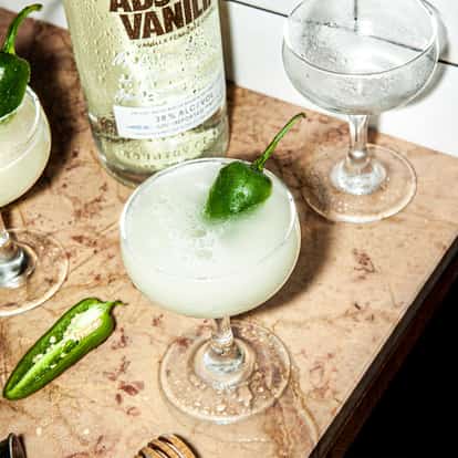 Spicy Fifty cocktail made with Absolut Vanilia vodka