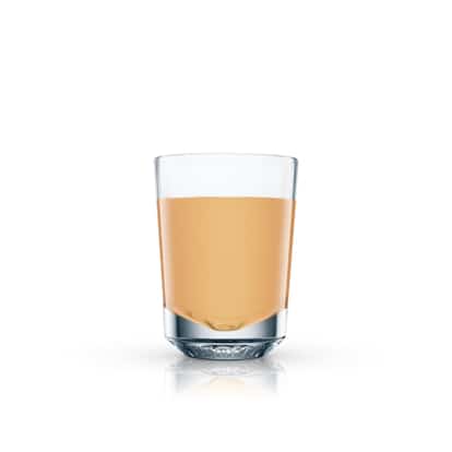 T.N.T. served in a rocks glass on white background