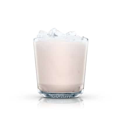 Tiger’s Milk served in an Absolut rocks glass with ice