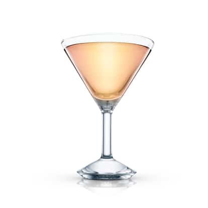 Vanilia Honeymoon in a martini glass on white background