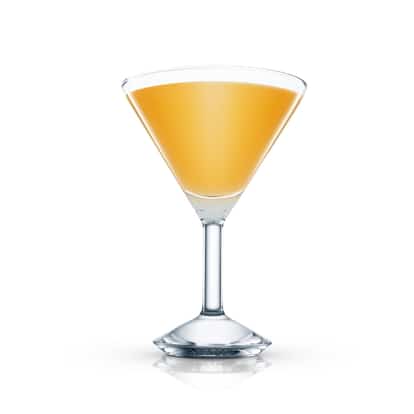 Wembley in a martini glass on white background