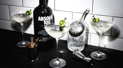 100 cucumber infused martini