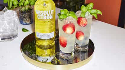 absolut citron and lemonade