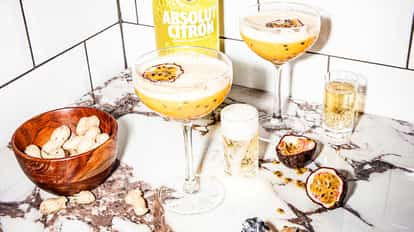 absolut citron passion star martini