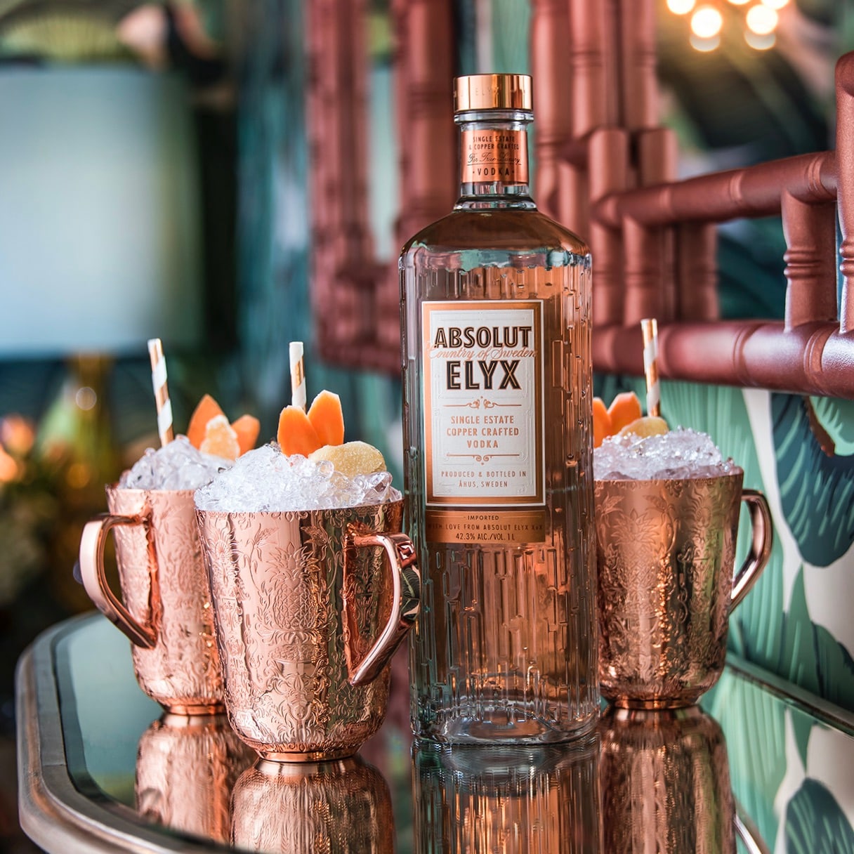 Receta de Elyx Redhead - Absolut Drinks